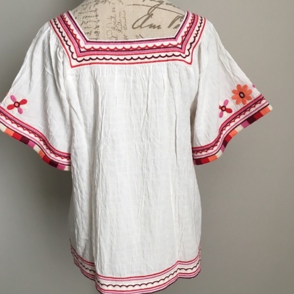 Madewell Embroidered Sandblossom Top - Picture 7 of 8